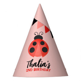 Chapéu De Festa Personalized Watercolor Ladybugs Paper Party Hats