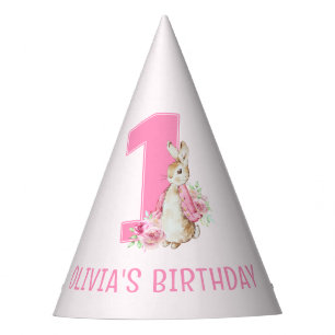 Chapéu De Festa Peter Rabbit   Primeiro Aniversário