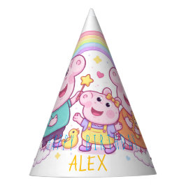 Chapéu De Festa Pig Birthday Party Hat | Personalized Kids Hat