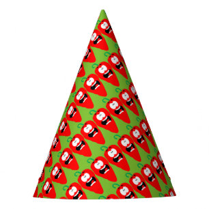 Chapéu De Festa Pimenta Vermelha Quente