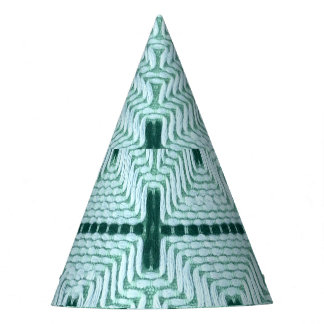 Chapéu De Festa Pincel de fios têxteis retrorados, pulso gráfico.