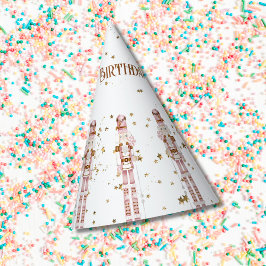 Chapéu De Festa Pink Nutcracker Winter Festa de aniversário Hat