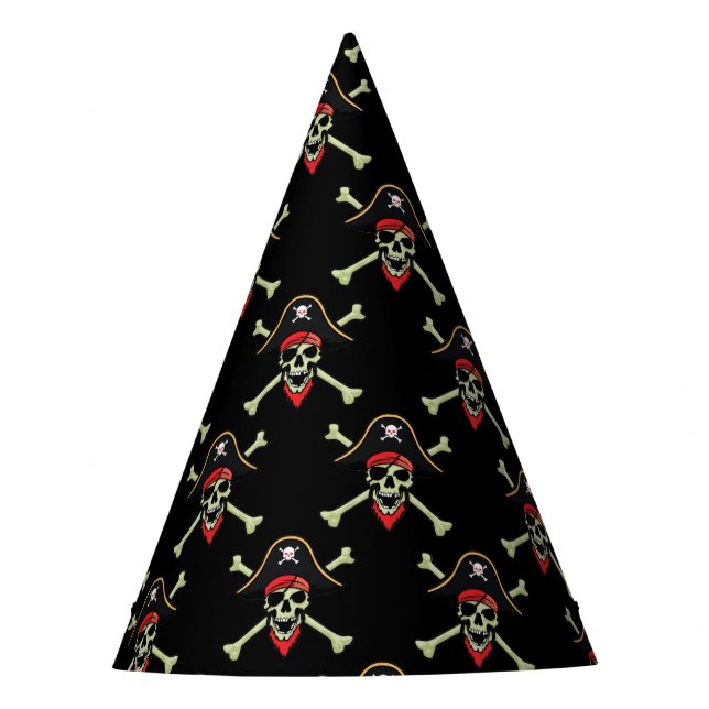 Chapéu De Festa Pirate Skull Party Hat (Frente)