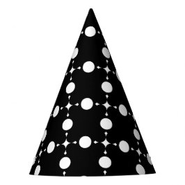 Chapéu De Festa Pontos Brancos Polka, Padrão de Pontos Polka, Pont