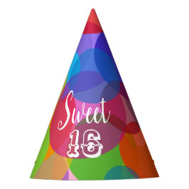 Chapéu De Festa Pontos Polca Multicoloridos