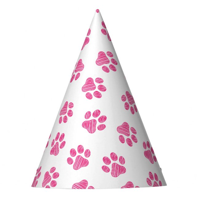 Chapéu De Festa Porcas, Patas-Cães, Patas-Rosa (Frente)