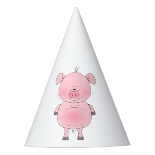 Chapéu De Festa Porco bonito dos desenhos animados