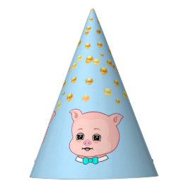 Chapéu De Festa Porco Fofo & Confetes