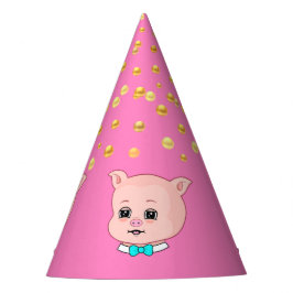 Chapéu De Festa Porco Fofo & Confetes