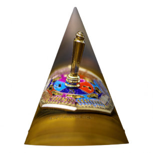 Chapéu De Festa Presente SlipperyJoe Hanukkah dreidel base octogon