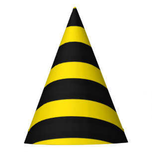 Chapéu De Festa Preto/amarelo Abelha-Como o teste padrão das