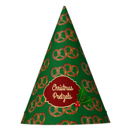 Chapéu De Festa Pretzel Motif, Holly: Cores de Natal personalizada