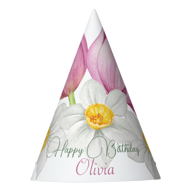 Chapéu De Festa Primavera Aniversário de criança de ventilador col (Frente)