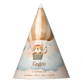 Chapéu De Festa Primeiro aniversario de balão de ar quente com tor