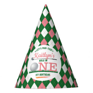 Chapéu De Festa Primeiro aniversario de Golf PAR-TEE