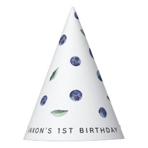 Chapéu De Festa primeiro aniversario de mirtilo 'Berry First'