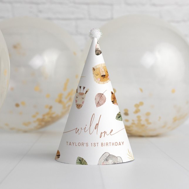 Chapéu De Festa PRIMEIRO ANIVERSARIO de Selva de SAFARI (Criador carregado)