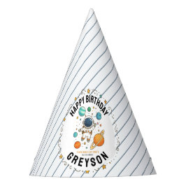 Chapéu De Festa Primeiro aniversario do Space Adventure | Espaço E