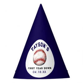 Chapéu De Festa Primeiro aniversario para Baixo no Primeiro Ano