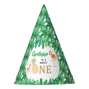 Chapéu De Festa Primeiro aniversario Tropical Summer Beach Luau Bo