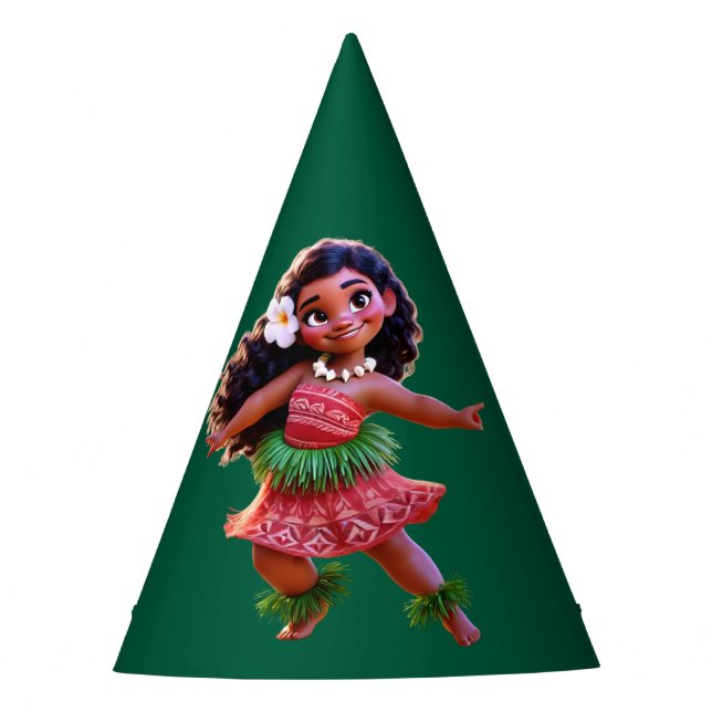 Chapéu De Festa Princesa Hula Hauʻoli (Frente)