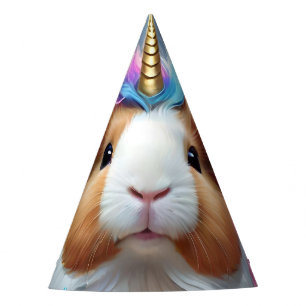 Chapéu De Festa Prism Pigtail: O Porquinho-da-índia Unicórnio Radi
