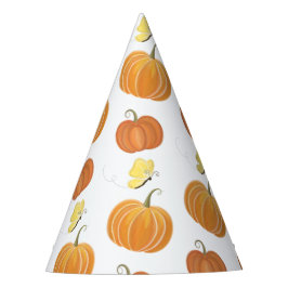 Chapéu De Festa Pumpkin Patch Butterfly Cai Sai Aniversário