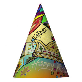 Chapéu De Festa Purim Esther Celebrando Impressão de Arte Leve