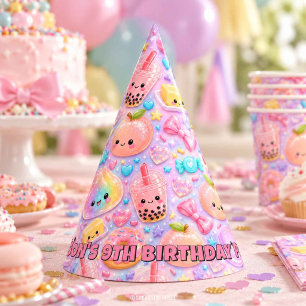 Chapéu De Festa Rainbow Dumpling Butter Donut Squishies Aniversári