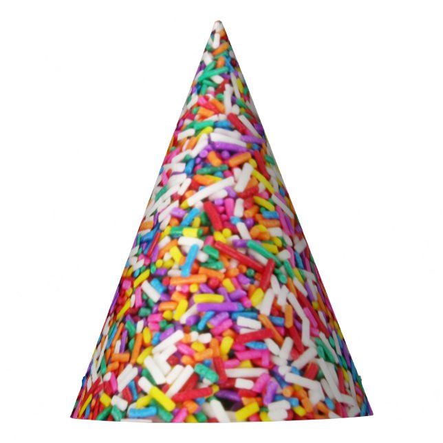 Chapéu De Festa Rainbow Sprinkles (Frente)