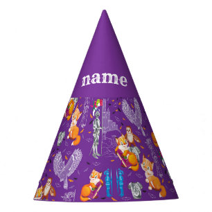 Chapéu De Festa raposa e coruja