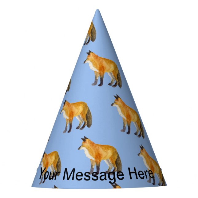Chapéu De Festa Raposa Vermelha (Frente)