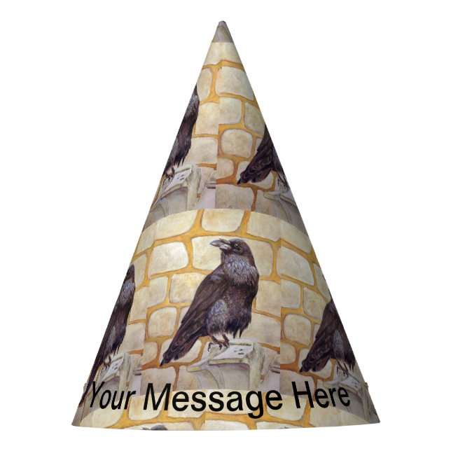 Chapéu De Festa Raven (Frente)