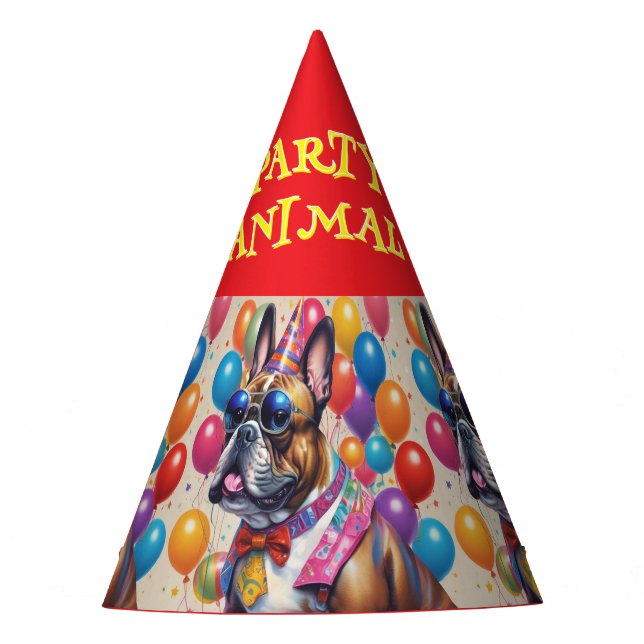 Chapéu De Festa Red Hat de Animais de Partida (Frente)