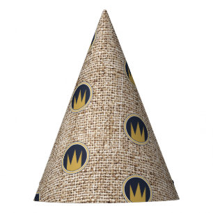 Chapéu De Festa Rei Coisa Selvagem Coroa Dourada Burelê Festa de A