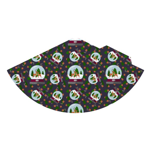 Chapéu De Festa Reindeer Snow Globes (Frente)