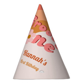 Chapéu De Festa Retro Groovy One Daisy Primeiro Aniversário Parte