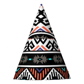 Chapéu De Festa Retro Tribal Navajo: Geométrico Sem Vista.