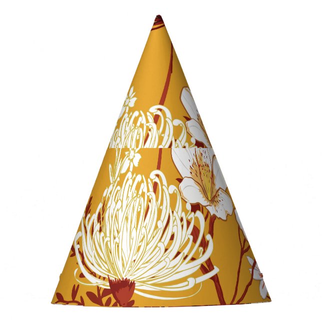 Chapéu De Festa Retrospectiva Sangrenta: Arte Floral Inacabada (Frente)