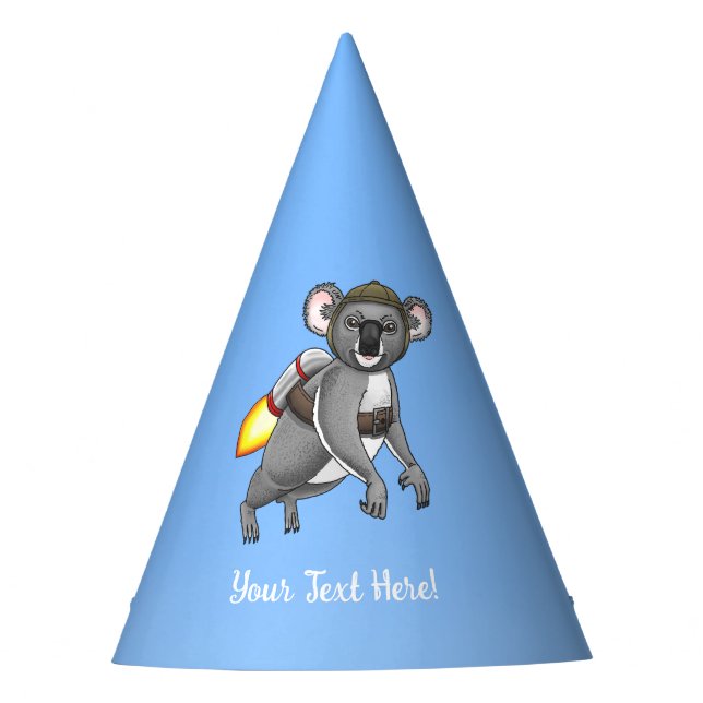 Chapéu De Festa Rocket Koala (Frente)