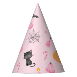 Chapéu De Festa Rosa de aniversário do Halloween Spooky