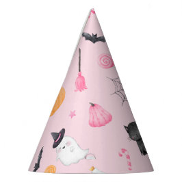 Chapéu De Festa Rosa de aniversário do Halloween Spooky