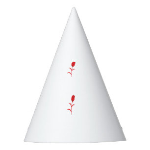 Chapéu De Festa Rosa Madder, Lava Vermelho, Design floral