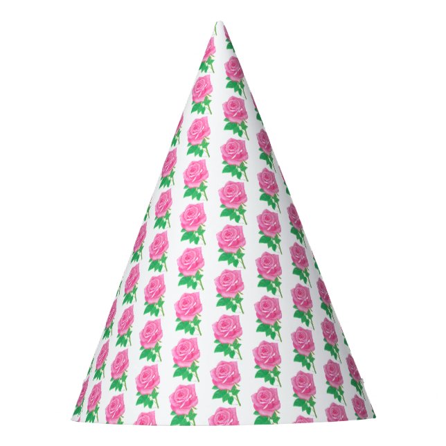 Chapéu de festa Rosa Pink (Frente)
