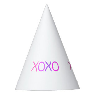 Chapéu De Festa Rosa, roxo e lavanda Xoxo é muito engraçado