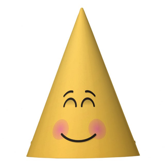 Chapéu De Festa Rosto sorridente com olhos sorridentes (Frente)