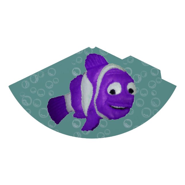 Chapéu De Festa Roxo Fishy (Frente)