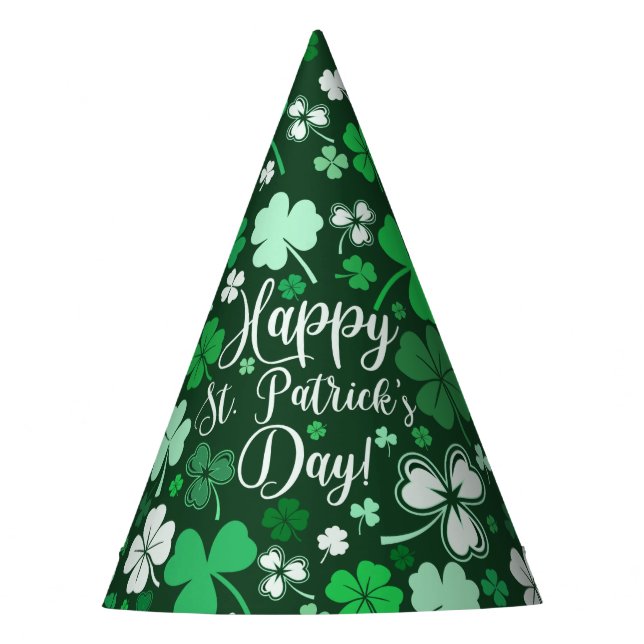 Chapéu De Festa Rua de Shamrock. Dia de Patrick (Frente)