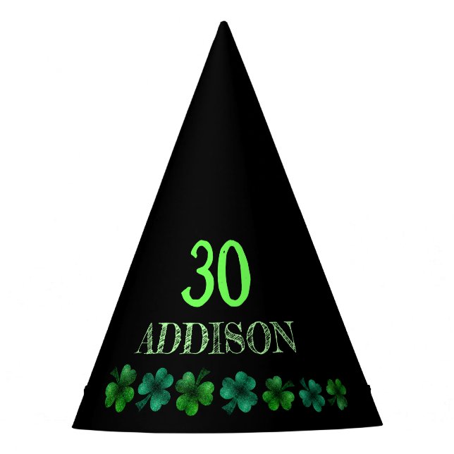 Chapéu De Festa Rua Patrick Day Birthday Permite que o partido faç (Frente)