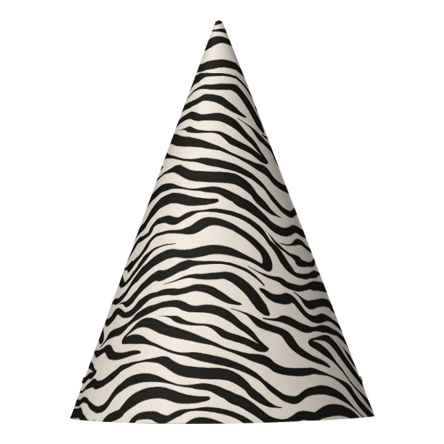 Chapéu De Festa Safari Animais Zebra (Frente)